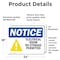 Signmission Electrical Room No Storage Permitted, 24 in W x Rectangle, Vinyl Decal OS-2PACK-NS-D-1824-L-15566 - alternate 4